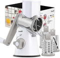 Geedel Rotary Cheese Grater Hand Crank, Cheese Shredder Vegetable Slicer