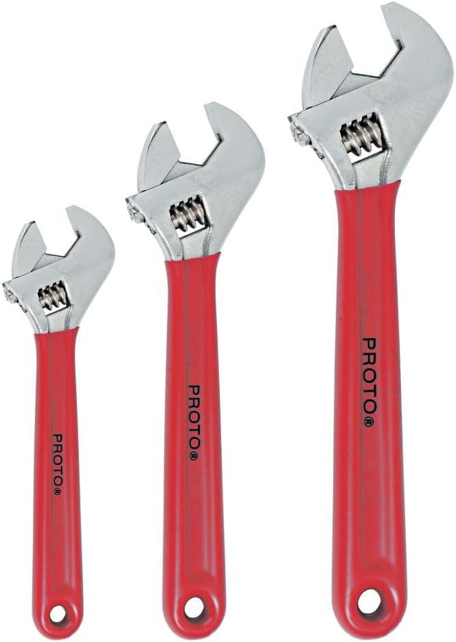 Proto J795GA 3 PIECE CUSHION GRIP ADJUSTABLE WRENCH SET