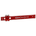 Woodpeckers Paolini Pocket Rule, Aluminum, 8" / 200mm Combo, Woodworking Ruler with Sliding Stop, Vertical End Scale, Scribing Notch, Engraved Scale