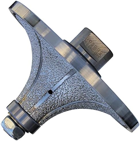 Diamond Profile Wheel Grinding Wheel Radius Demi B40 1 1/2" Granite marble Concrete Shaping (M14 Arbor)