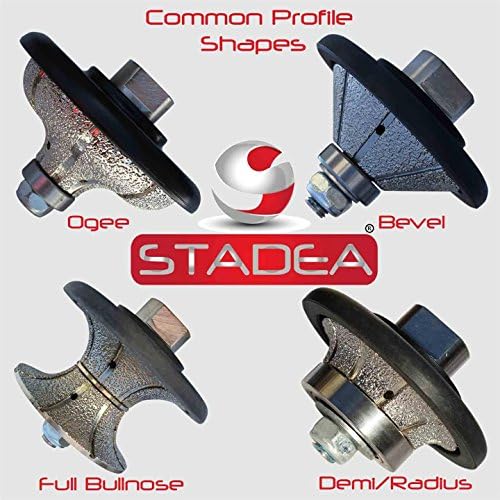 diamond radius profile wheel bits - Profile Grinding Wheel Radius Demi 1" B25 For Granite Marble Stone Concrete Shaping/Diamond Profiling By STADEA