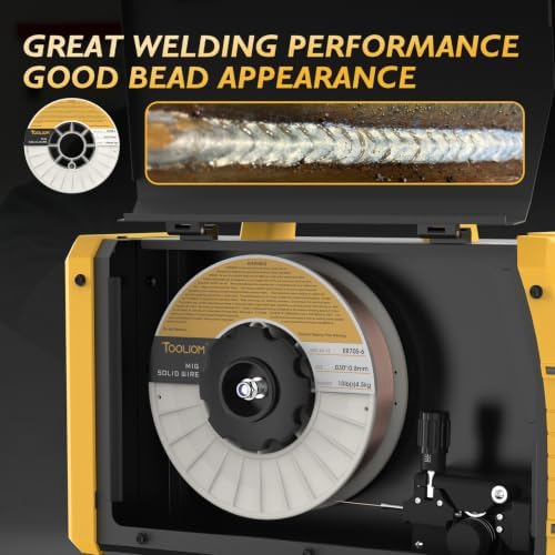 TOOLIOM ER70S-6 0.030" Mild Steel MIG Welding Wire 10LB 2PCS