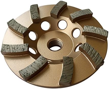 4" Diamond Grinding Wheel for Concrete Masonry 9 Segments 5/8"-11