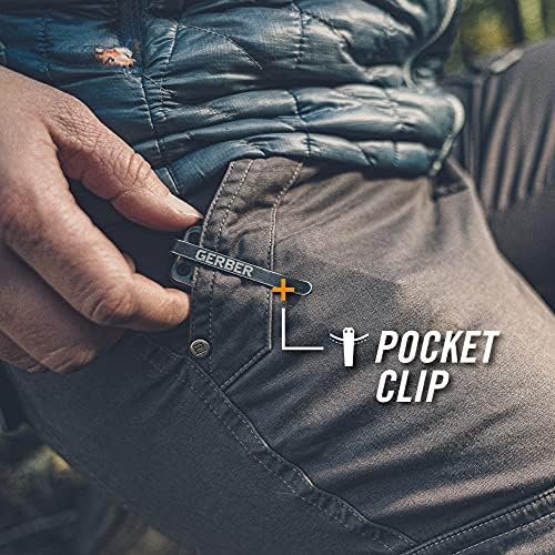 Gerber Gear Lockdown Driver 7-in-1 EDC Multitool - 2.5" Plain Edge Blade, Scissors, Bit Driver - Gifts for Men, Everyday Carry Gear and Survival Equipment - Silver