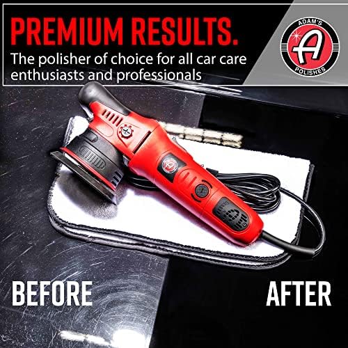 Adam's Polishes 9mm Dual Action Car Polisher (Polishing Kit) - Buffer Car Scratch Remover for Car Detailing | Includes Polish, Compound & Pads