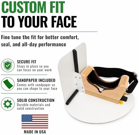 White Pancake Welding Hood Right Handed, 2" x 4-1/4" Lens Welding Shield, ANSI Z87.1, Lightweight Low Profile