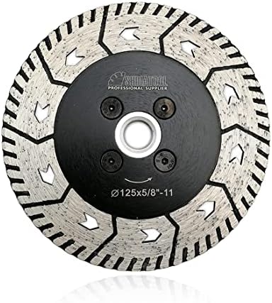 SHDIATOOL 5-Inch Diamond Cutting Disc Cut & Grind for Granite