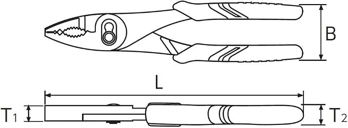 Kyoto Machine Tools (KTC) Combination Pliers PJ-150-S