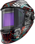ARCCAPTAIN Welding Hood, 180° Panoramic View Auto Darkening Welding Helmet