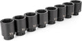 TEKTON 1/2 Inch Drive Impact Socket Set, 8-Piece | SID92005 | (1-9/16 - 2 in.), Deep, 6-Point