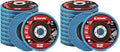 EZARC Flap Discs 40 Grit, 4 1/2 x 7/8-Inch Flap Sanding Disc, Type 29 Zirconia Grinding Wheel for Stainless Steel, Sheet Metal (20 Pack)