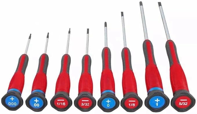 8PC 48-22-2614 for Milwaukee Precision Screwdriver Color Coded Caps for Easy Identification
