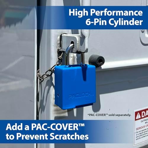PACLOCK's 1-Series Padlock, Standard Rekeyable (SR), 1/4" Diameter Hard. Stainless Steel Shackle, 2-1/2" Tall, One Lock Keyed to a Number U-Pick! w/ 2 Keys, Green