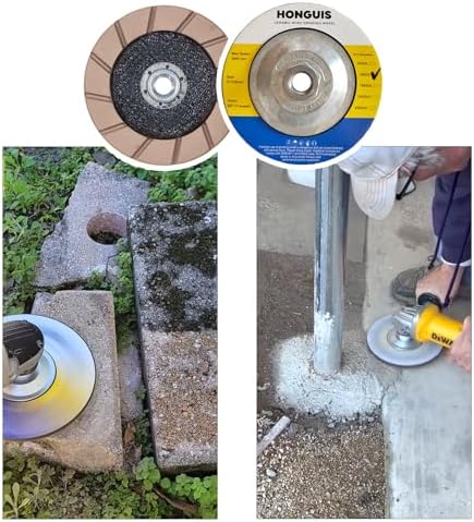 5" Ceramic Bond Diamond Cup Wheel for Concrete, 5/8-11, 50 Grit