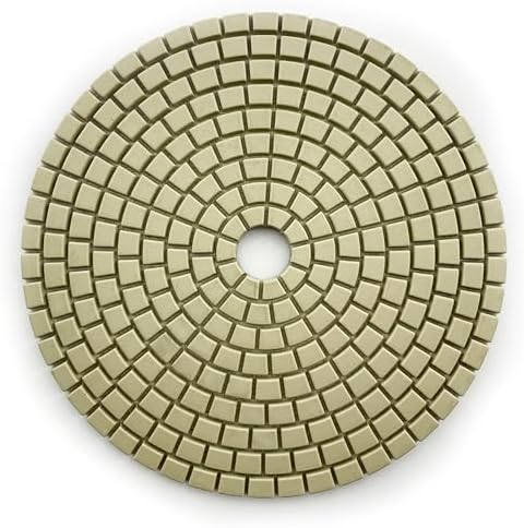 7" Pro Series Dry Stone/Concrete Polishing Pads, Turbo Style, 3000 Grit