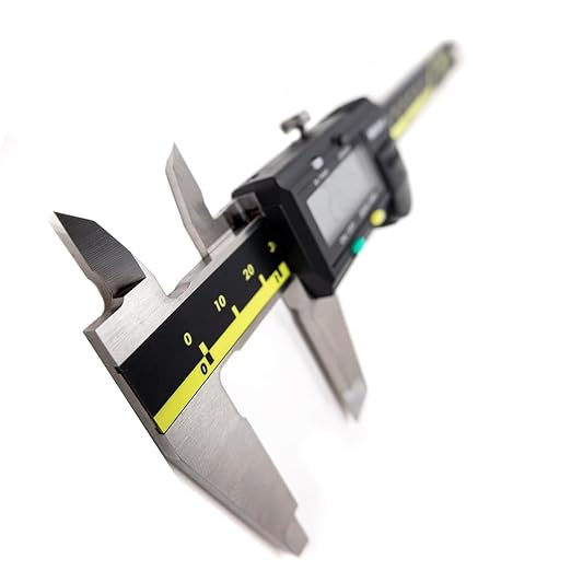 Mituttoyo 500-196-30 Caliper 6" (150mm) – High-Precision AOS Encoder – Stainless Steel Vernier Caliper with .0005"/0.01mm Resolution for Accurate Measurement