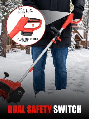 13" Cordless Snow Shovel Compatible with Milwaukee M18 Battery (Bare Tool)