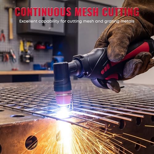 SILATU 55A Plasma Cutter, HF Non-Touch Pilot Arc Plasma Cutter Machine, 7/10″ Max Cut 9/16″ Clean Cut, Portable 110/220V Dual Voltage IGBT Inverter Digital Display, PT/2T/4T for Beginners DIY (Black)