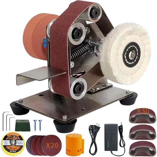 Mini Belt Sander, Electric Small Sander Knife Sharpener, 5.0''x 6.9''x5.5''