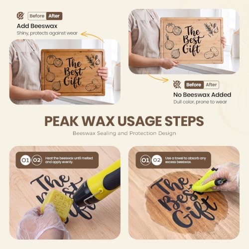 Wood Burning Paste and Pen Set, 4oz Charcoal Burning Paste, Charcoal Scorch Pen Set, Wood Burning Paste Pen & Heat Gun Set. Create Exquisite DIY Wood Burning Artworks in just Minutes.
