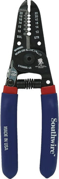 Southwire S1018SOL-US 10-18 AWG SOL & 12-20 AWG STR Ergo Handles Wire Stripper/Cutter
