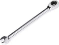 Egofine 6mm Ratcheting Combination Wrench Metric, Industrial Grade Gear Spanner with 12-Point Design, 72-Tooth Ratchet, Chrome Vanadium Steel
