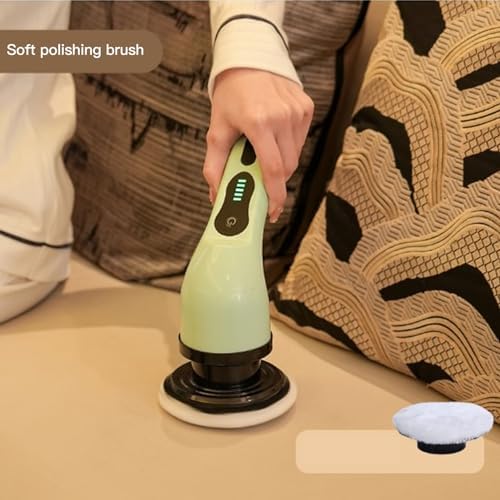 Luocute Electric Spin Scrubber, Waterproofing Cordless Cleanings Brush Scrubber for Home, 9 Replaceable Brush Heads for Bathroom Shower Bathtub Glass Car for Bathtub Window
