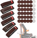54PCS Sanding Belts and Discs Combo Kit – 18PCS 1x30 Sanding Belts & 36PCS 5 inch PSA Sanding Discs – Assorted Grits – Fits 1x30 Belt Sander & 5” Disc Sander – Aluminum Oxide Heavy Duty Finish