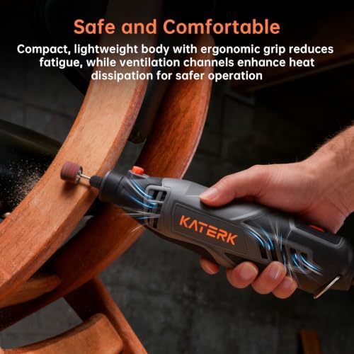 Katerk Flex Shaft Rotary Tool, 155Pcs Accessories Corded Rotary Tools Kit