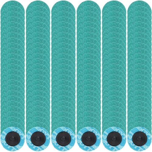 Newwiee 150 Pcs 2 Inch Sanding Discs Green Zirconia Roll Die Grinder Sanding Surface Conditioning Discs for Surface Prep Strip Grind Polish Finish Burr Rust Paint Removal(36 Grit)