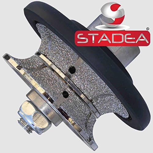 Diamond Profile Wheel/Profile Grinding Wheel Full Bullnose 20 MM 3/4" high for Grinder Polisher Tile Granite marble Concrete Shaping/Diamond Profiling