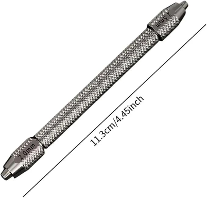 Double Ended Pin Vise Double Ended Pin Vise DIY Hand Drill Resin Tools With Collet Jewelry Making For Hairpin Chucks