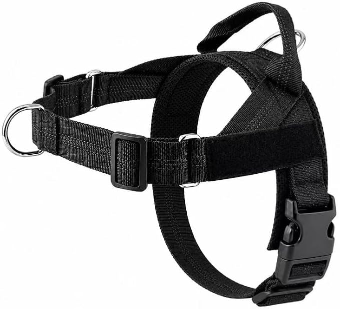 Pawly Lab Co No-Pull Harness,No Pull Dog Harness with Soft Padded Handle | Reflective Adjustable Breathable Mesh Pet Vest,Easy On-Off Soft Padded Harness,Easy for Training Walking for dogs of all size