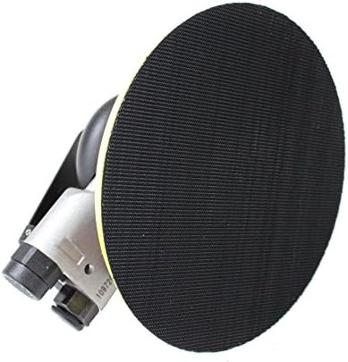 AirVANTAGE Industrial Grade Random Orbital Air Sander Non-Vacuum With Low-Profile Pad, 1/4 in. NPT Air Inlet (6": 3/16- Hook & Loop)