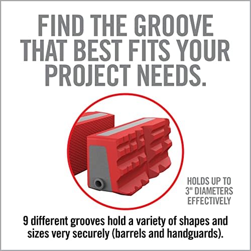 Real Avid Smart-Jaws Multi-Fit Sleeves | Upgraded Vise Jaws | Non-Marring, Heat Resistant Bench Vise Jaws | 9 Different Grooves for Optimal Secure Fit on Variety of Shapes and Sizes