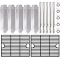 Hiorucet 720-0888N Replacement Parts for Nexgrill 5 Burner, Cooking Grill Grates, Burner Tubes, Heat Plates and Igniters for Nexgrill 720-0888N, 720-0888, 720-0830H, 720-0783E.