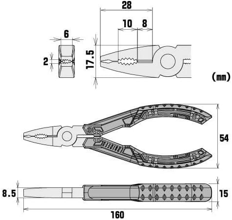 VAMPLIERS 6.25" Stripped Screw Extractor Combination Pliers