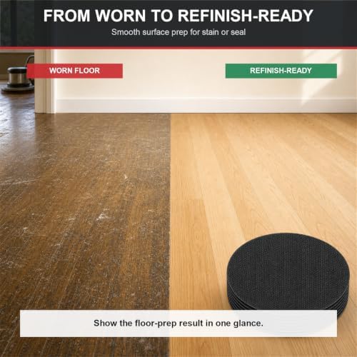 17 Inch Sanding Screen Discs, 60 Grit for Heavy Stripping, 10 Pack