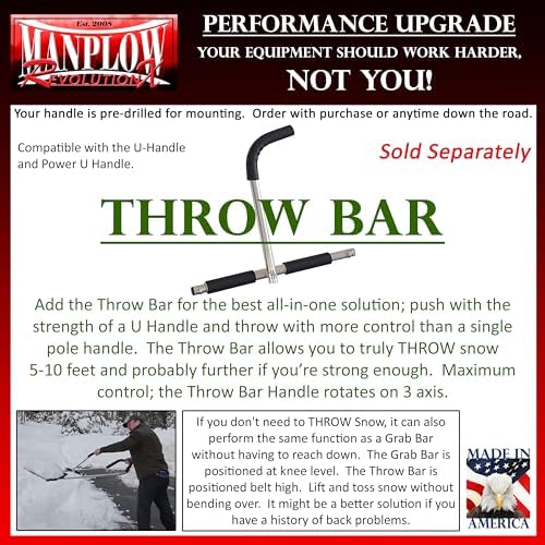 RevolutionX Snow Pusher (40" RevolutionX with Power U Handle)