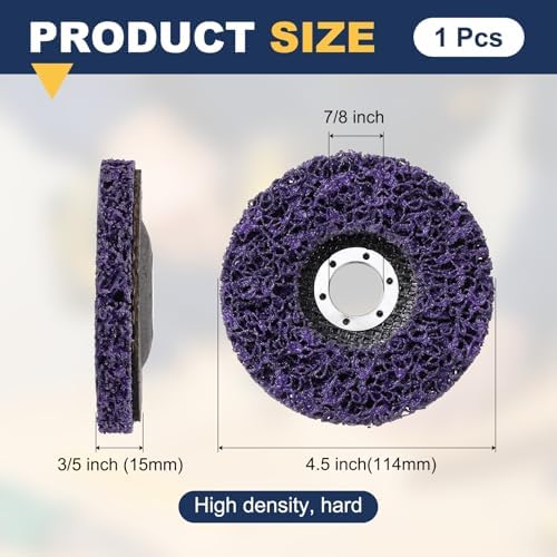 4.5" x7/8"(Arbor) Paint Stripper Discs for Angle Grinder Purple