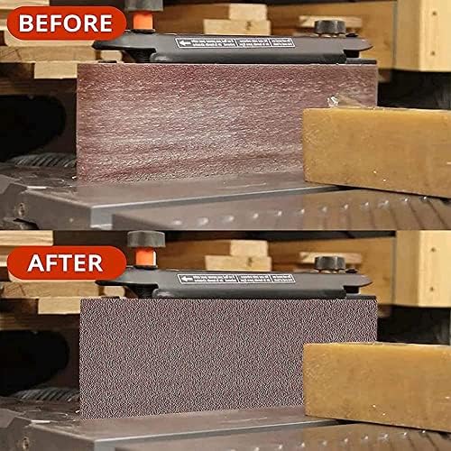 Abrasive Cleaning Sanding Belt Band Drum Cleaner Sandpaper Cleaning Eraser for Belt Disc Sander C, Yellow