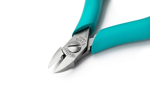 Erem 5 1/8 in 2400 Precision Diagonal Cutting Plier Flush Narrow Nose Insulated 2422E - 1 Each