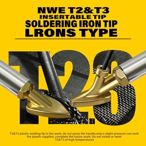 Allturn Plastic Welding Kit with Hot Cutting Tip, 3 in 1 Welder & Repair