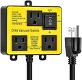 Automatic Vacuum Switch, Ortis Vacuum Switch for More Power Tools, Delay Vacuum On/Off to Prevent Circuit Overload and Tripping, Keep Your Workplace Cleaner, Better for Your Lung
