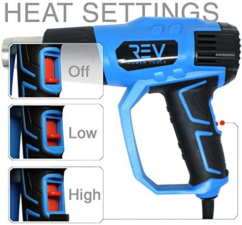 VViViD Blaze Turbo 3 Second Warmp-up Rapid Heat 1500-Watt Corded Heat Gun Model GW1500N