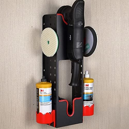 2-Pack Polisher Holder Wall Mount, Cold-Rolled Steel Holder for Detailing