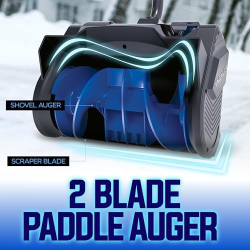 Snow Joe 24V Cordless Electric Shovel, 13" Clearing Width, 400W Motor, Portable, Lightweight Ice & Snow Removal for Deck, Patio, Driveway, 24V-SS13-CT