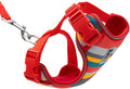 RC Pets Adventure Kitty Cat Harness | Adjustable Airmesh Vest with D-Ring and 6ft Leash for Walking and Travel | Multi Stripes, Large