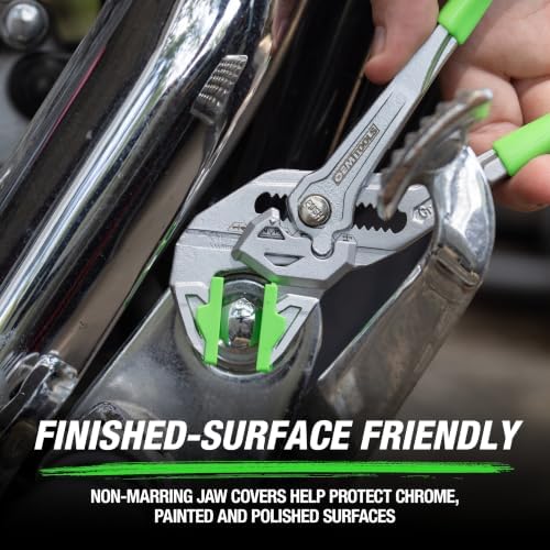 OEMTOOLS 7,10, & 12 Inch Pliers Wrench Set with Adjustable CR-V Steel Jaws