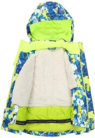 PHIBEE Big Boy's Waterproof Breathable Snowboard Ski Jacket